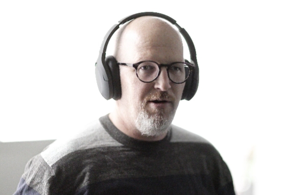 a child with a disability painting